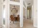 Charming dining room with wicker chairs and glass table at 110 Barracuda Dr, Placida, FL 33946