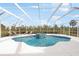 Relaxing pool with spa and screened enclosure at 110 Barracuda Dr, Placida, FL 33946