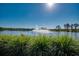 Scenic lake view with water fountains at 11479 Blackfin St, Venice, FL 34292