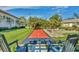 Outdoor shuffleboard court perfect for entertainment and recreation at 17 Par View Pl, Rotonda West, FL 33947