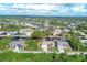 Aerial view of waterfront community with houses and canals at 17164 Canary Ln, Port Charlotte, FL 33948