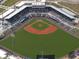 Aerial view of a full baseball stadium at 1954 Arkansas Ave, Englewood, FL 34224