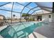 Large screened pool with canal views, perfect for relaxation at 1954 Arkansas Ave, Englewood, FL 34224