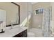 Clean bathroom with tub shower and updated vanity at 21228 Sandal Foot Dr, Venice, FL 34293