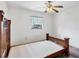 Spacious bedroom with wood bed frame and water view at 2483 Dixon Ter, Port Charlotte, FL 33981