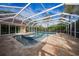 Luxury screened pool and spa with ample space at 26266 Barcelos Ct, Punta Gorda, FL 33983