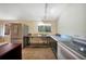 Stainless steel countertops and stove in the kitchen at 272 Cedar St, Englewood, FL 34223