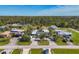 Aerial view of neighborhood with lush surroundings at 2871 13Th St, Englewood, FL 34224