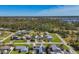 Aerial view of neighborhood showcasing nearby waterways at 2871 13Th St, Englewood, FL 34224