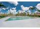 Inviting community pool with ample deck space at 4370 Turnberry Cir, North Port, FL 34288