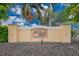 The Villas at Turnberry Trace deed restricted community sign at 4370 Turnberry Cir, North Port, FL 34288