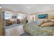 Large main bedroom with sitting area and coastal-themed bedding at 4557 Colleen St, Port Charlotte, FL 33952