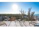 Relaxing balcony with ocean views, featuring patio furniture at 50 Meredith Dr # 12, Englewood, FL 34223