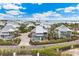 Aerial view highlighting home's location near beach at 5000 Gasparilla Rd # 48, Boca Grande, FL 33921