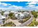 Aerial view showing home's beachfront proximity at 5000 Gasparilla Rd # 48, Boca Grande, FL 33921