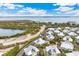 Aerial view showcasing home's location and neighborhood at 5000 Gasparilla Rd # 48, Boca Grande, FL 33921