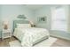 Light and airy bedroom with a comfortable bed and plenty of natural light at 70 Marker Rd, Rotonda West, FL 33947