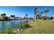 Private dock and waterfront canal view at 701 W Perry St, Englewood, FL 34223