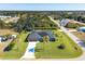 An aerial view showcasing the home's location and spacious yard at 7510 Kenway St, Englewood, FL 34224