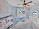 Bedroom with a comfortable bed and a coastal-themed atmosphere at 7510 Kenway St, Englewood, FL 34224