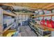 Well-organized storage shed with ample shelving at 7510 Kenway St, Englewood, FL 34224