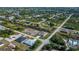 Aerial view showcasing the home's location and neighborhood at 8626 Agate St, Port Charlotte, FL 33981