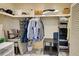 Large walk-in closet with shelving and hanging space at 93 Boundary Blvd # 301, Rotonda West, FL 33947