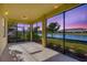 Spacious screened-in porch overlooking a peaceful lake at 12580 Ghiberti Cir # 101, Venice, FL 34293