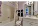 Small bathroom with shower/tub combo at 12953 N Marsh Dr, Port Charlotte, FL 33953