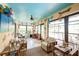 Bright sunroom with wicker furniture and tropical decor at 145 Bunker Rd, Rotonda West, FL 33947
