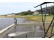 Relaxing dock overlooking a serene lake, perfect for enjoying the Florida lifestyle at 170 Antilla Dr, Rotonda West, FL 33947
