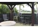 Outdoor seating area with bar and views at 170 Antilla Dr, Rotonda West, FL 33947