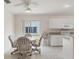 Casual dining area with a round table and four chairs at 197 Bunker Rd, Rotonda West, FL 33947