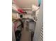 Well-organized closet with ample shelving and hanging space at 244 Saint Augustine Ave # 102, Venice, FL 34285