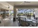 Covered patio overlooking the refreshing pool and serene backyard at 249 Sportsman Rd, Rotonda West, FL 33947