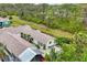 Aerial view of the property and surrounding neighborhood at 255 Boundary Blvd # 105, Rotonda West, FL 33947
