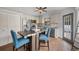 Updated kitchen with stainless steel appliances and island seating at 255 Boundary Blvd # 105, Rotonda West, FL 33947