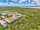 Aerial view showing a neighborhood near a body of water at 3283 Osprey Ln, Port Charlotte, FL 33953