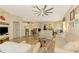 Spacious living area featuring hardwood floors and an open floor plan at 3283 Osprey Ln, Port Charlotte, FL 33953