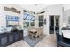 Charming breakfast nook with a view of the pool and backyard at 3310 Bay Ridge Way, Port Charlotte, FL 33953