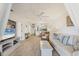 Open living room and kitchen layout with coastal decor at 4260 Placida Rd # 24B, Englewood, FL 34224