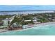 Aerial view of a home close to Deeded Gulf Beach Access and waterfront at 5031 N Beach Rd # 116, Englewood, FL 34223