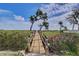 Inviting boardwalk to the beach at 5031 N Beach Rd # 116, Englewood, FL 34223
