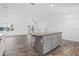 Large kitchen island with granite countertop and seating at 5400 Jennings Blvd, Port Charlotte, FL 33981