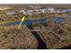 Aerial view showing community location and boardwalk at 6800 Placida Rd # 165, Englewood, FL 34224