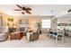 Bright and airy living area with comfortable seating and open floor plan at 6800 Placida Rd # 165, Englewood, FL 34224