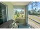 Enjoy your morning coffee on this screened patio with built-in planters at 8050 Memory Ln # 104, Rotonda West, FL 33947