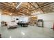 Spacious garage with ample storage and room for multiple vehicles at 9822 Gulfstream Blvd, Englewood, FL 34224
