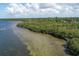 Aerial view of waterfront park with boardwalk and boats at 1035 Oleander St, Englewood, FL 34223