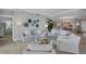 Elegant living room with a large sectional sofa and water views at 13213 Gasparilla Rd # B601, Placida, FL 33946